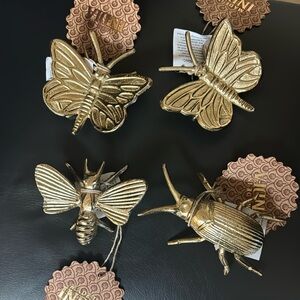 GOLD INSECTS FOR DECOR / HOME DECOR